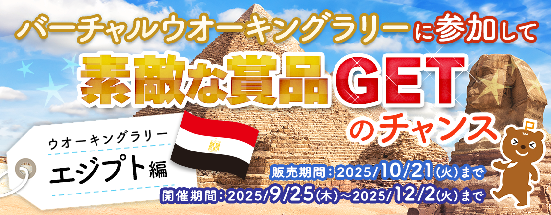 ウオーキングラリーコース エジプト編